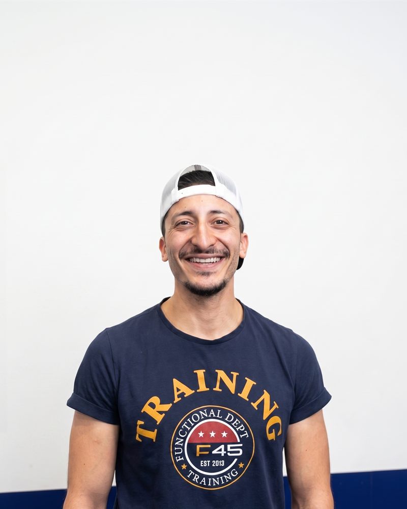 Sebastian, strength and conditioning coach at F45 Aurora Canada